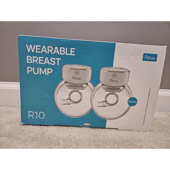 Paruu R10 Wearable Breast Pump Electric Portable Hands-Free with 4 Modes 2 Pack - Picture 2 of 4